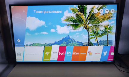 4K Smart LG 60UK6200 (151 см) 100 Гц, WiFi, HDR