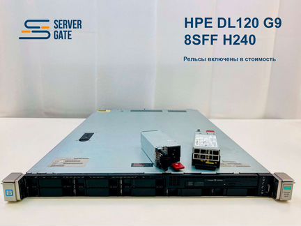 Сервер HP DL120 Gen9 8SFF 1x E5-2680v3 64 GB