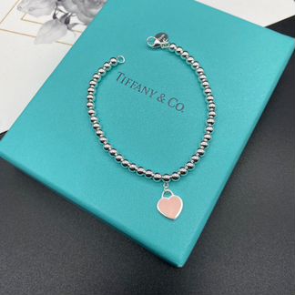 Браслет Тиффани Tiffany Heart серебро сердце