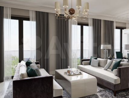 2-к апартаменты, 105 м², 6/7 эт.