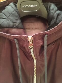 Dolce Gabbana новая кожаная куртка, оригинал
