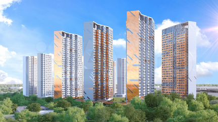 2-к квартира, 55.4 м², 4/22 эт.