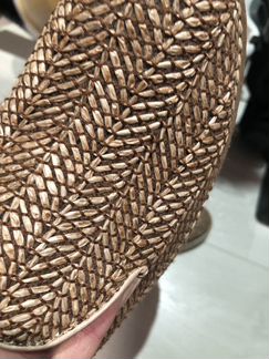 Слипоны плетёные