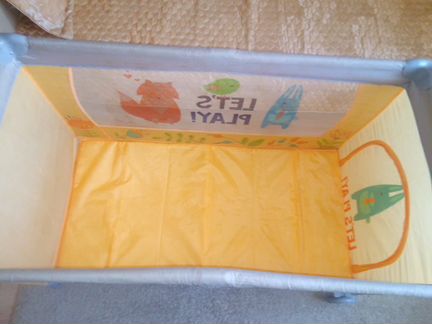 Манеж кровать Parusok двухуровневый