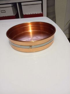 Блюдо медное Швеция,клеймо винтаж