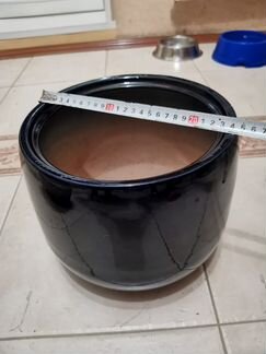 Горшок синий