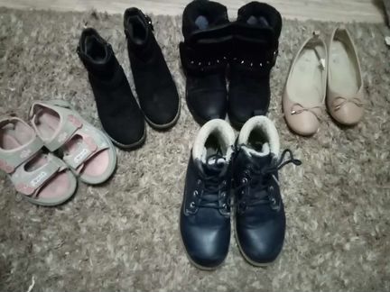 Обувь для девочки 34-37