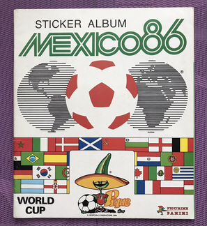 Альбом Panini Mexico 1986 (Панини чм Мексика 1986)
