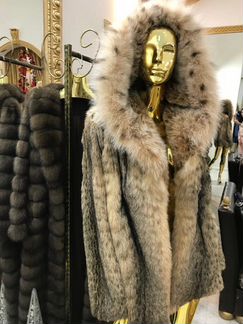 Шуба из рысевидной кошки (Новая)