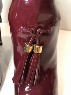 Ботильоны Gucci бордовые