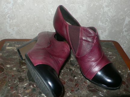 Ботильоны туфли кожа р.38 (Испания)