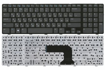 Клавиатура dell inspiron 17 3721 5721 5737 черная