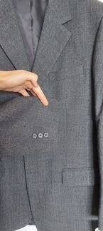 Тёплый мужской пиджак. Пестрый