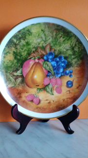 Тарелка винтажная, декоративная Fruits Of Eden