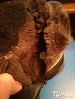 Ботфорты сапоги из натуральной кожи (черные) зима