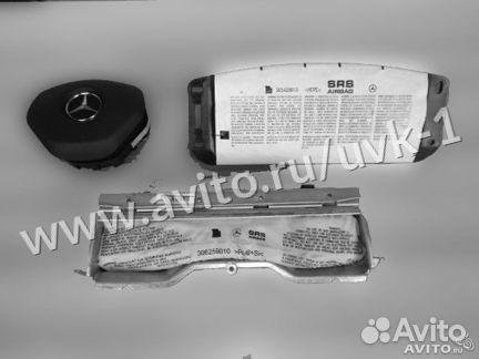 Комплект безопасности SRS Mercedes C, c 2010 г. в