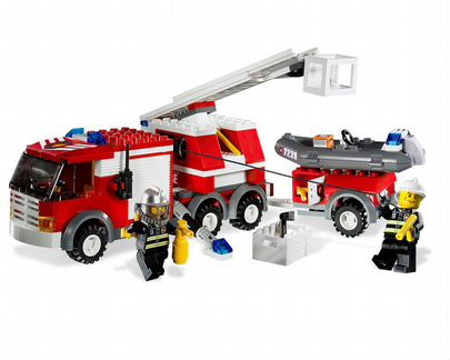 Lego - Town - 7239 Fire Truck (Пожарный грузовик)
