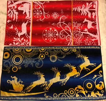 Новые полотенца новогодняя тематика, 2 шт., Россия