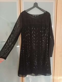 Платье дизайнерское чёрное вечернее