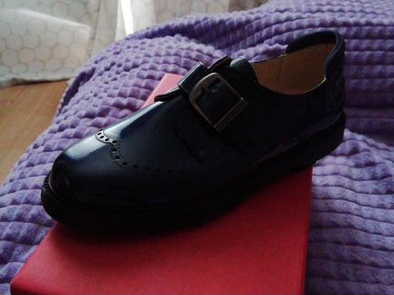 Ботинки лакированные