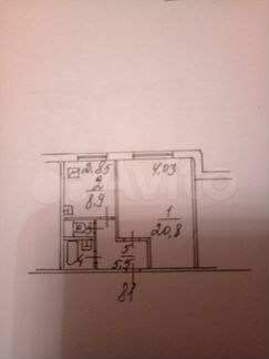 1-к квартира, 39.2 м², 2/14 эт.