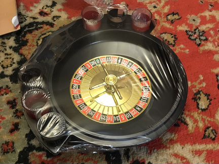 Drinking roulette set