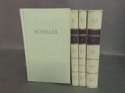 Schiller, на немецком, 1978 г. т.1,3,4,5