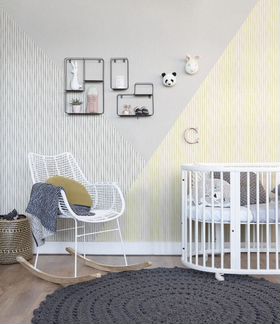 Обои бумажные серые для детской