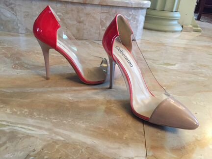 Туфли коралловые