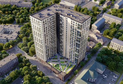 2-к квартира, 70.5 м², 13/24 эт.