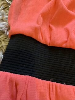 Коралловое платье