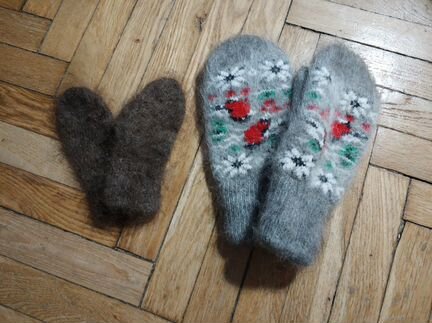 Варежки женские и детские