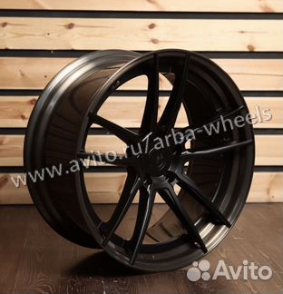 Кованые диски r22 двусоставные на Porsche Cayenne