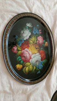 Кованные уникальные жостовские подносы