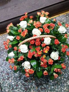 Очень большие корзины цветов Эффект « вау»