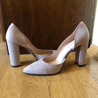 Велюровые туфли