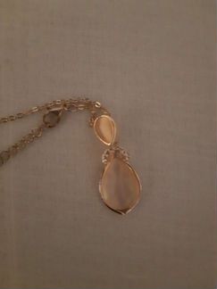 Комплект серьги+кулон, бижутерия