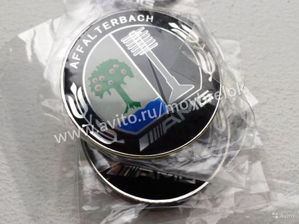 Эмблема Мерседес Affalterbach AMG на капот / 55 мм