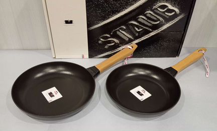 Сковороды чугунные 24,26,28 см, Staub, Франция