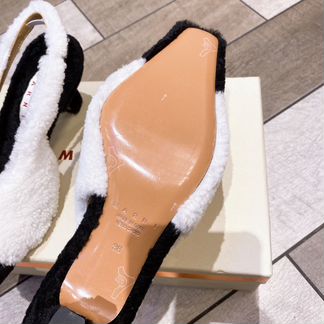 Сабо Marni из натуральной овчины эксклюзив