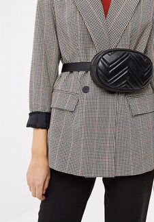 Поясная кожаная сумка