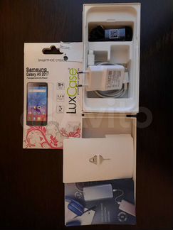 Samsung Galaxy A5(2017) +стекло+чехлы+карта памяти