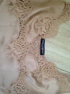 Dolce & Gabbana оригинал, шёлковый топ 38 р. Итал