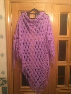 Шаль вязанная