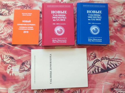 Эфемериды, справочник астролога, таблица коха