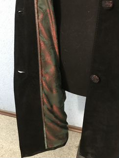 Кожаное женское пальто