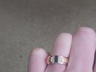 Золотая мужская кольцо - печатка с камнями. Золото объявление продам