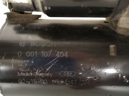 0 001 107 404 Стартер опель daewoo saab